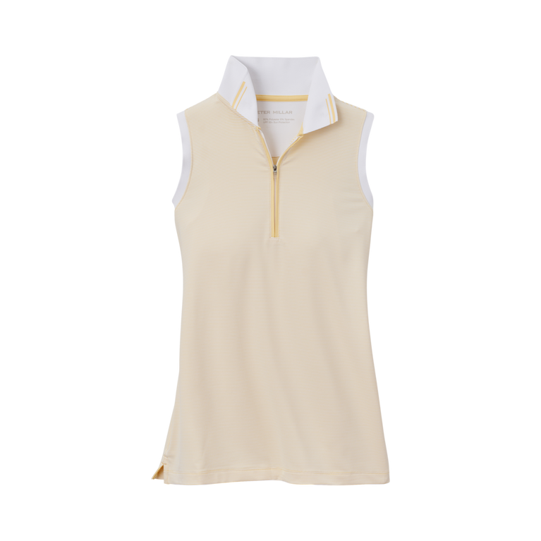 Peter Millar Chrissie Lemon Grove Sleeveless Polo Shirt| PGA TOUR ...