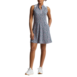 Floral Hybrid Jersey Dress