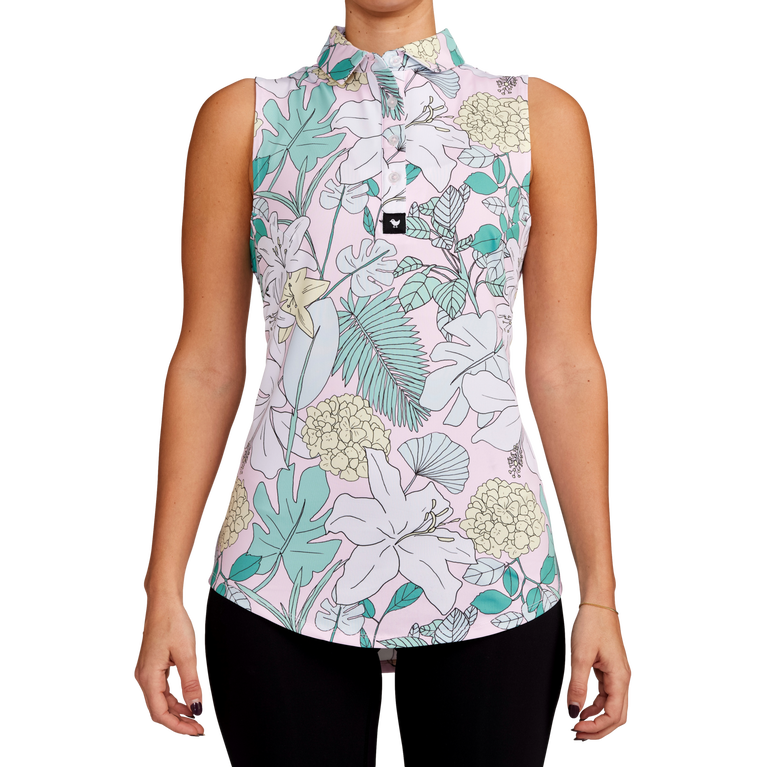 Bad Birdie The Gardens Sleeveless Polo Shirt PGA TOUR Superstore
