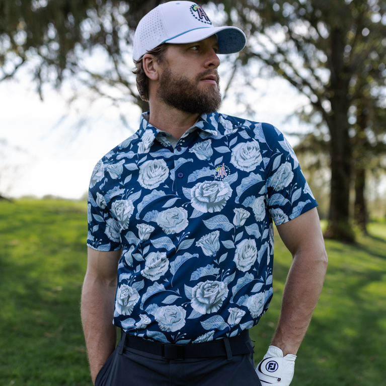 Barstool Sports UNRL X Transfusion Floral Polo PGA TOUR Superstore