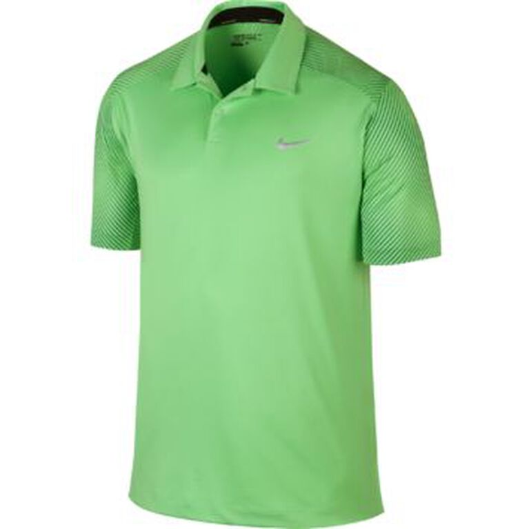 Nike Short Sleeve Innovation Protect Polo - Lt Lucid Green | PGA TOUR ...