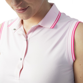 Alternate View 3 of Radiant Twist Collection: Corina Jersey Sleeveless Polo Shirt