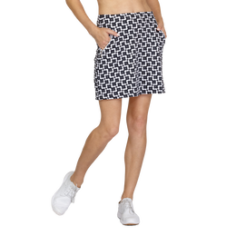 Desert Blooms Collection: Cynthia Flower Pull-On 18&quot; Skort