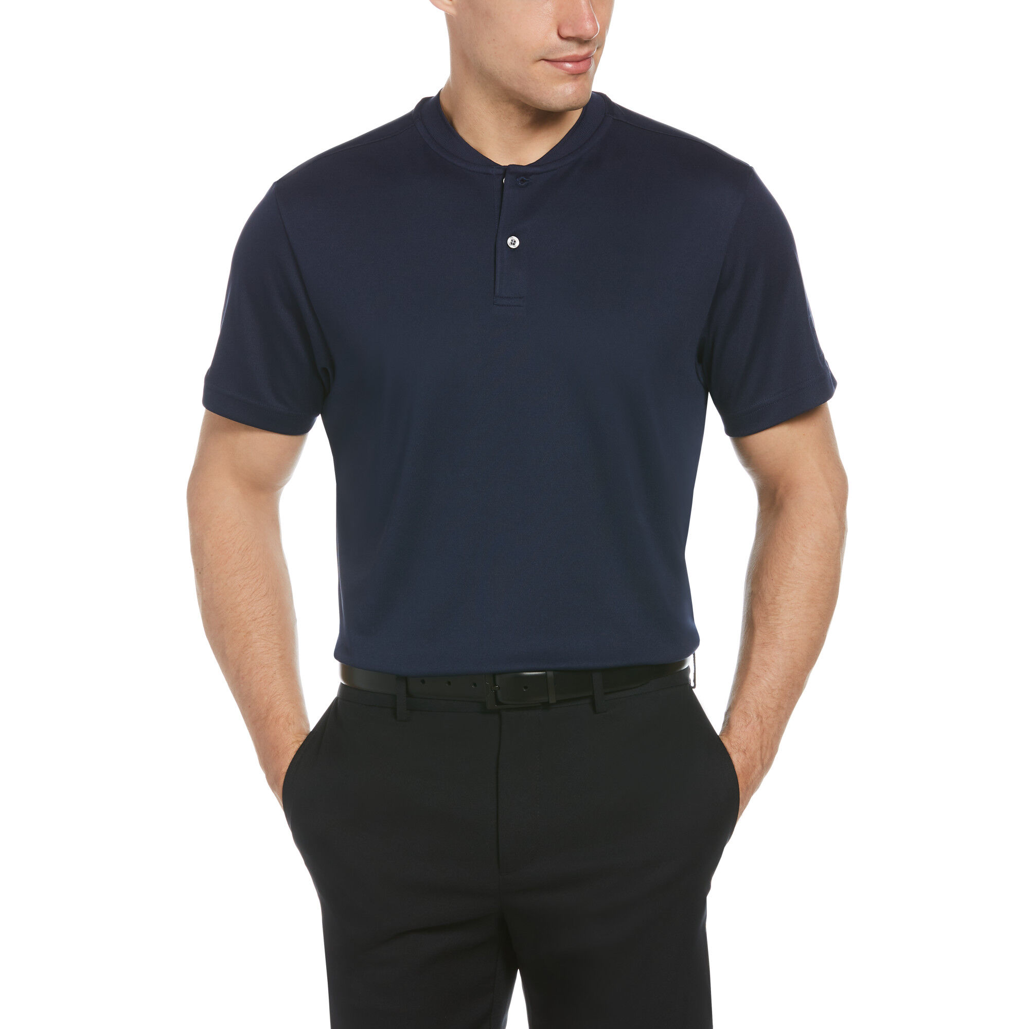 PGA TOUR Big Tall Pique Short Sleeve Polo with New Casual