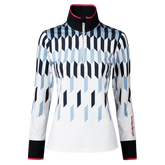 Alternate View 7 of Sportif Dot Collection: Britney Geo Print Long Sleeve Quarter Zip