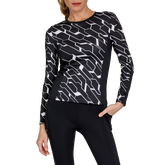 Alternate View 4 of Juniper Cascade Long Sleeve Crew Neck Top