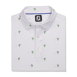 Cactus Print Polo