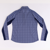 Alternate View 1 of Grid Print Women&#39;s Textured Quarter Zip Pull Over