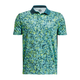 Boy&#39;s Performance Floral Speckle Polo