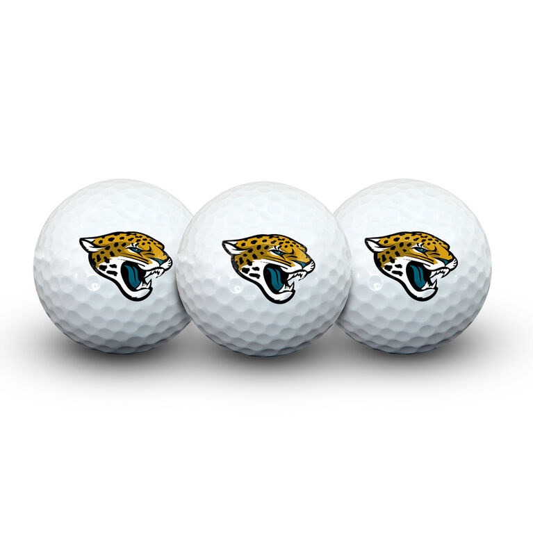 Team Effort Jacksonville Jaguars Golf Ball 3 Pack PGA TOUR Superstore