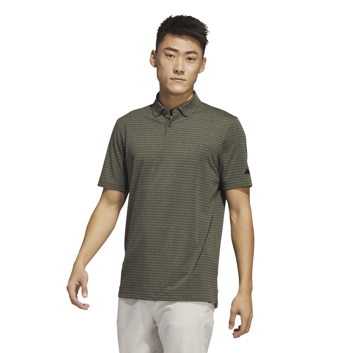 adidas GoTo Striped Golf Polo Shirt PGA TOUR Superstore