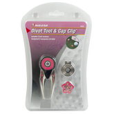 Pink Divot Tool w/ Hat Clip