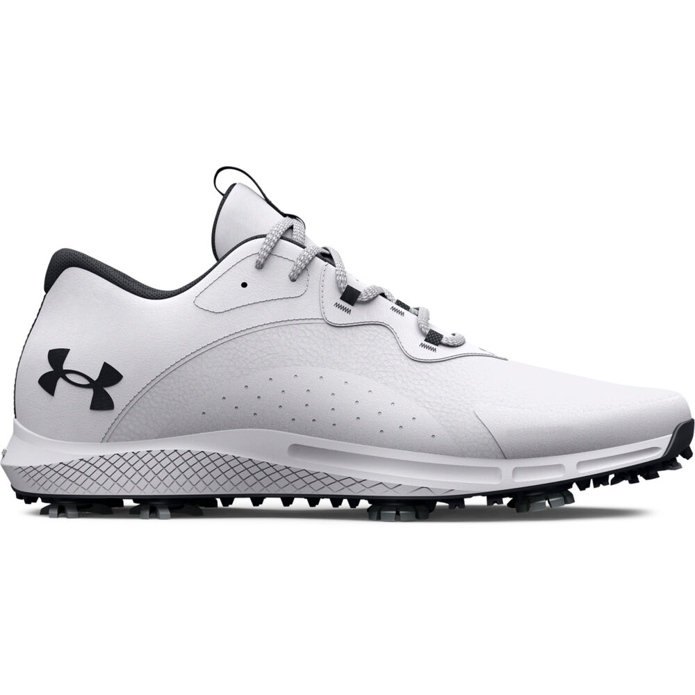 White leather under armour store shoes