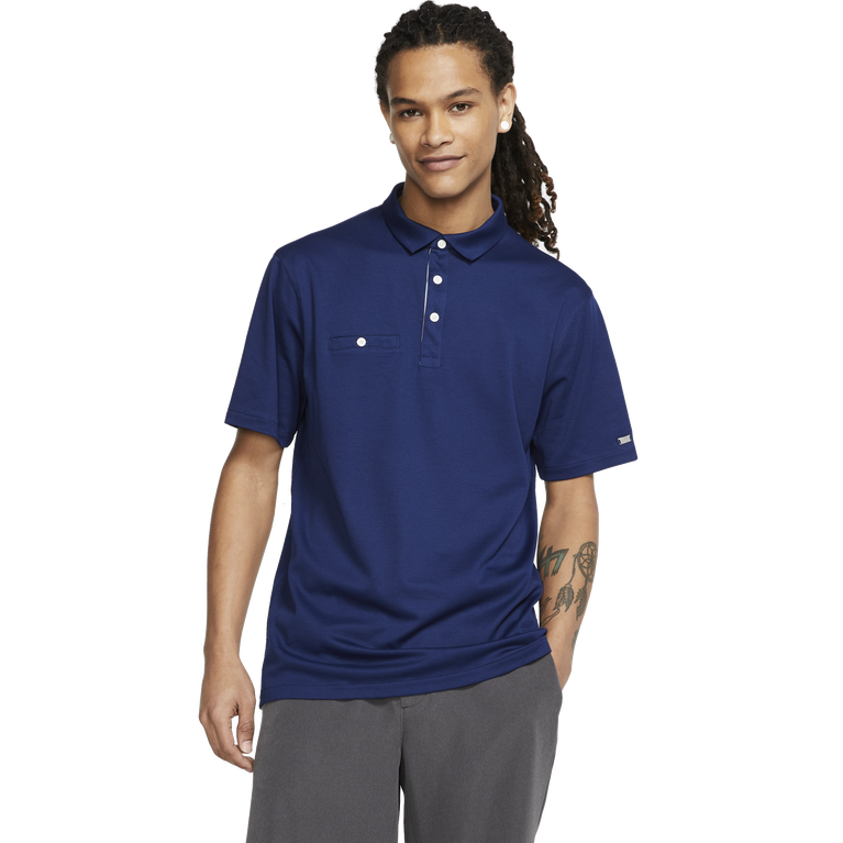 Nike Dri Fit Player Pocket Solid Golf Polo Pga Tour Superstore