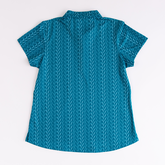 Alternate View 1 of Geo Curved Short Sleeve Polo Shirt