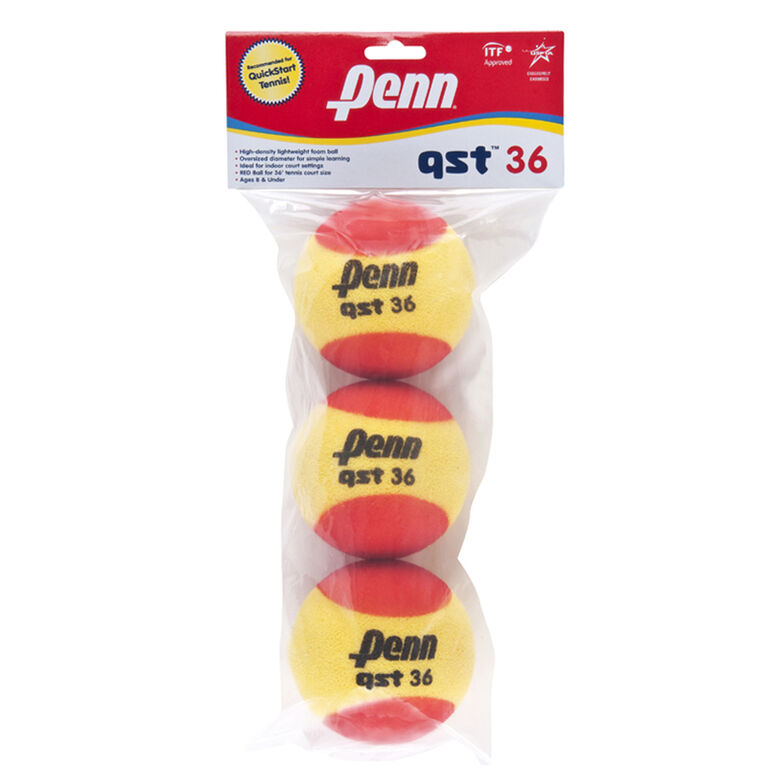 Pro Penn QST 36 Foam Balls Shop Quality Pro Penn Tennis Balls PGA