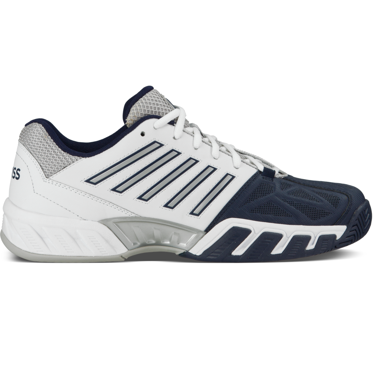 KSwiss Bigshot Light 3 Men's Tennis Shoe White/Navy PGA TOUR