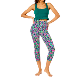 Weekender Garden 21&quot; High-Rise Crop Legging