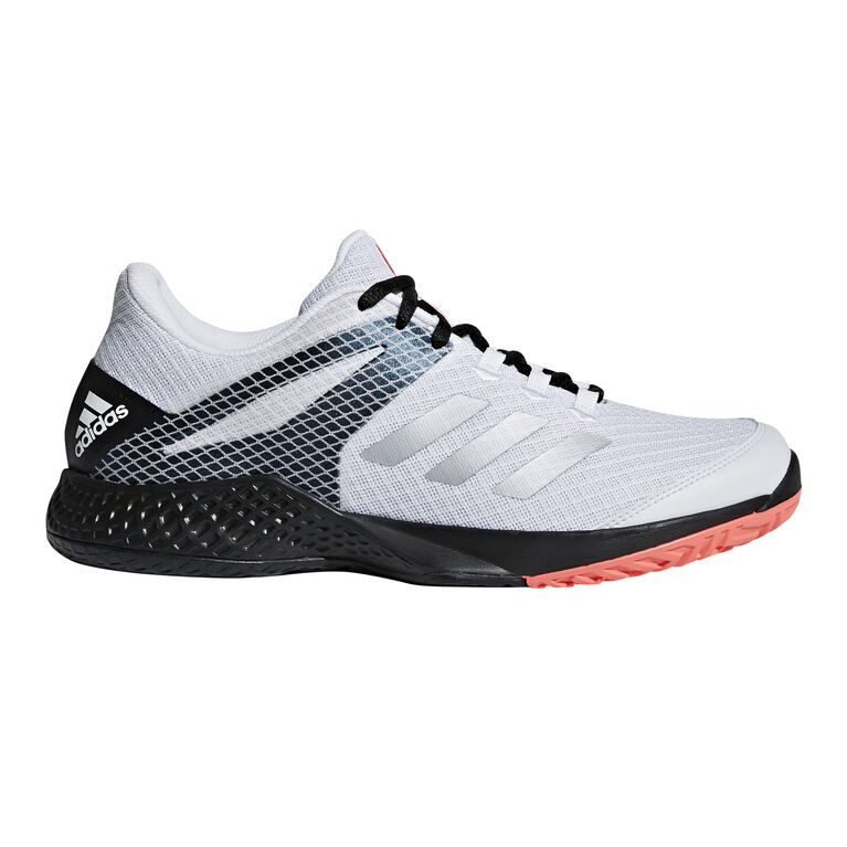 adidas adizero 2.0 Men's Tennis Shoe Silver/Black | PGA TOUR Superstore