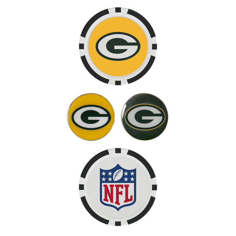 Team Effort Green Bay Packers Ball Marker Set