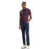 Alternate View 3 of Exploded Camo Rib Collar Tech Jersey Slim Fit Polo