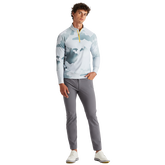 Alternate View 2 of Gradient Camo Qtr-Zip Mid-Layer