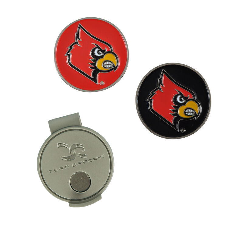 Team Effort Louisville Cardinals Hat Clip