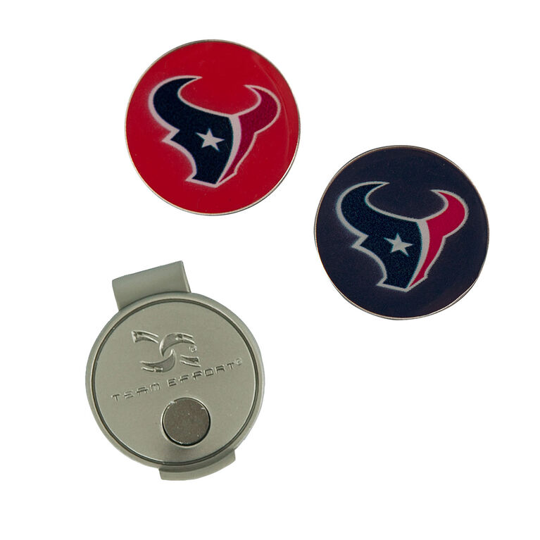 Team Effort Houston Texans Hat Clip &amp; Ball Marker