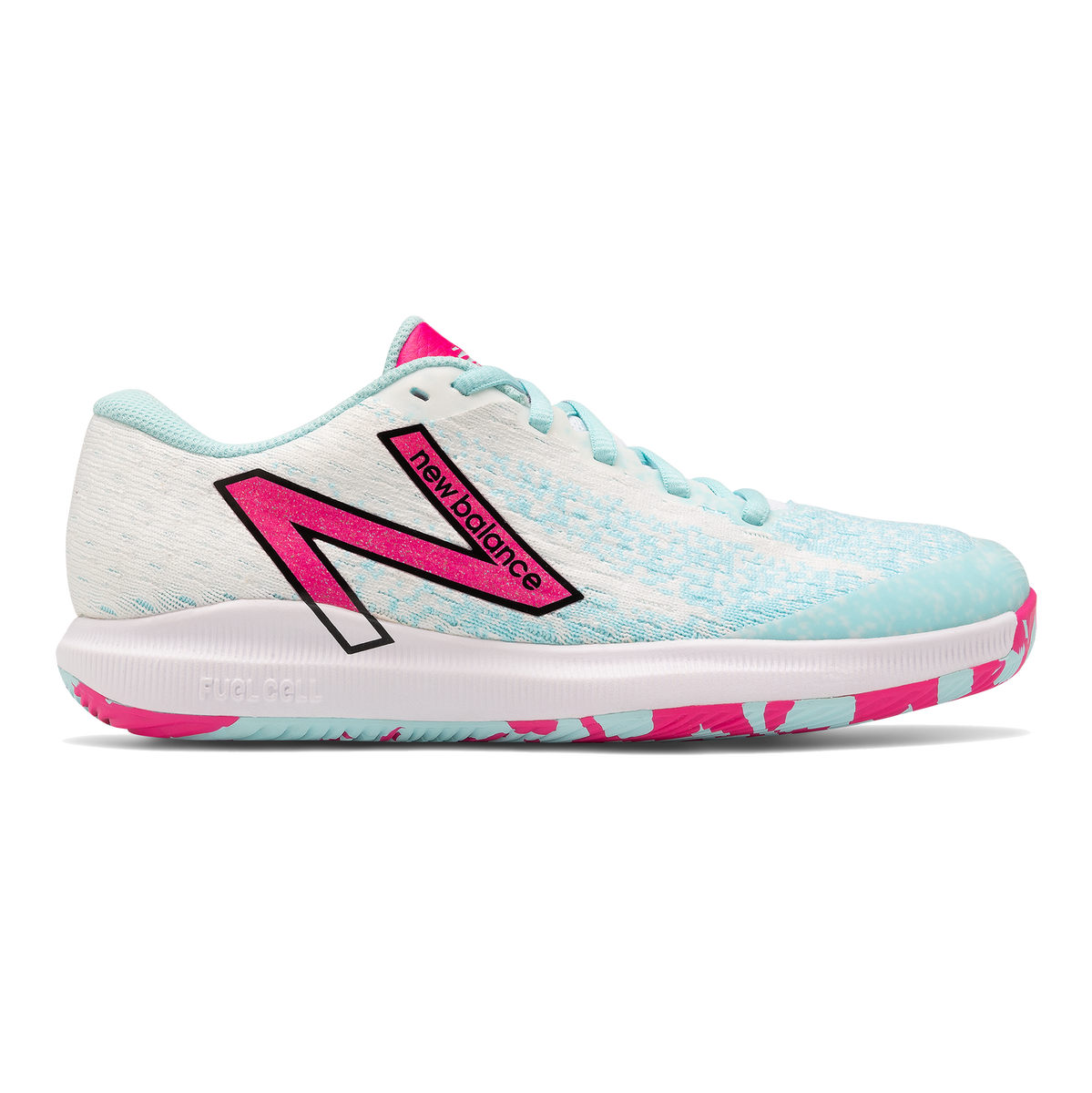 New Balance FuelCell 996v4.5 Women's Tennis Shoe White/Pink PGA TOUR Superstore