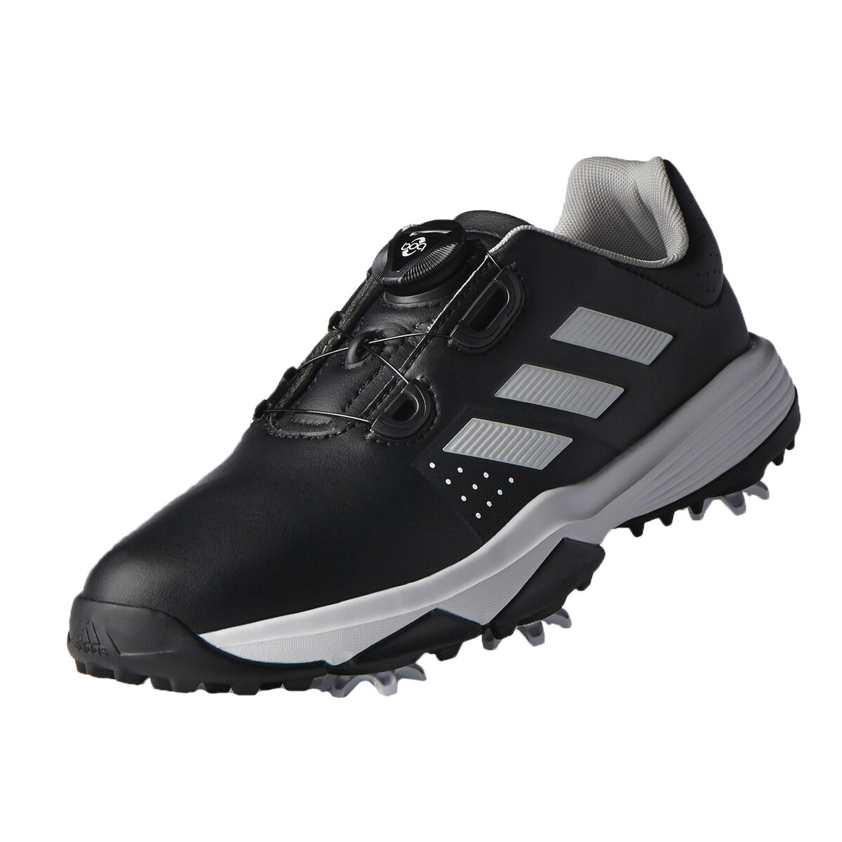 adidas Adipower Boa Junior Golf Shoe Black/White PGA TOUR Superstore