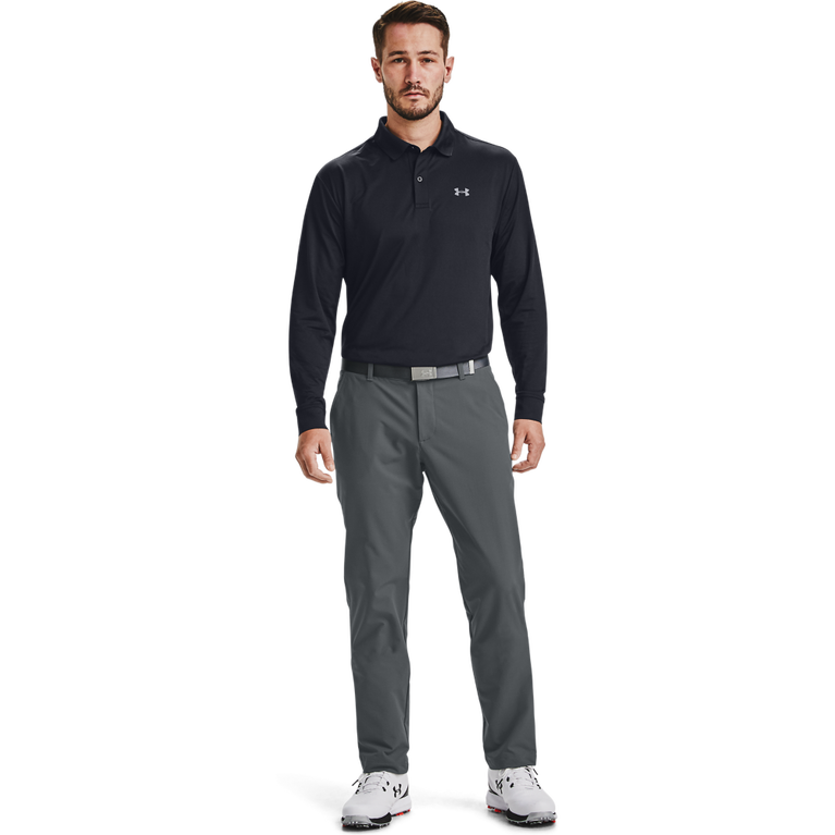 Under Armour Performance Textured Long Sleeve Polo PGA TOUR