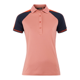 Alternate View 4 of Perinne Color Blocked Short Sleeve Polo Shirt