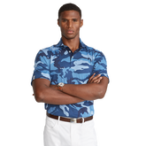 Classic Fit Camo Jersey Polo Shirt
