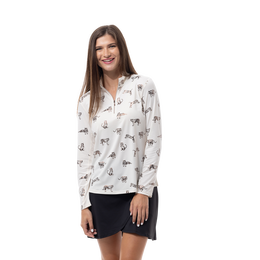 SolShine Tiger Quarter Zip Pullover