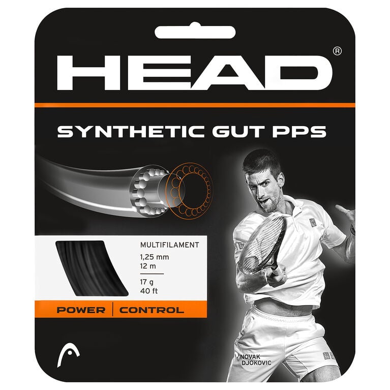 Head Synthetic Gut PPS 17G - Black