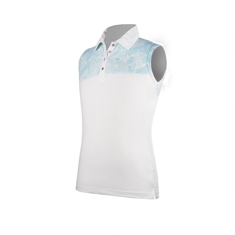 Garb Girls Mckenna Sleeveless Print Polo Pga Tour Superstore