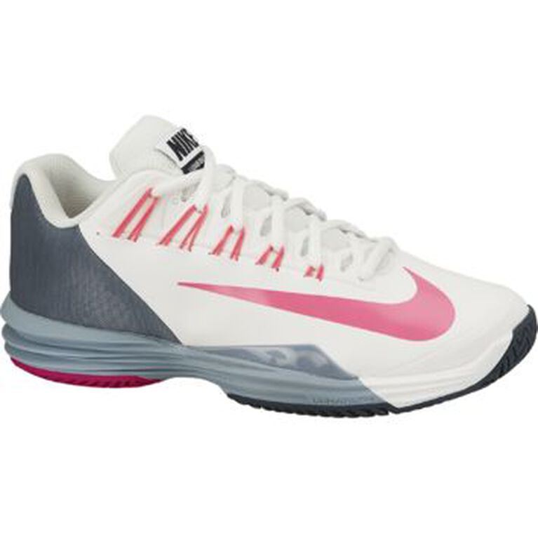 Lunar Ballistic Women's Tennis Shoe - Ivory/Grey/Pink | PGA TOUR Superstore