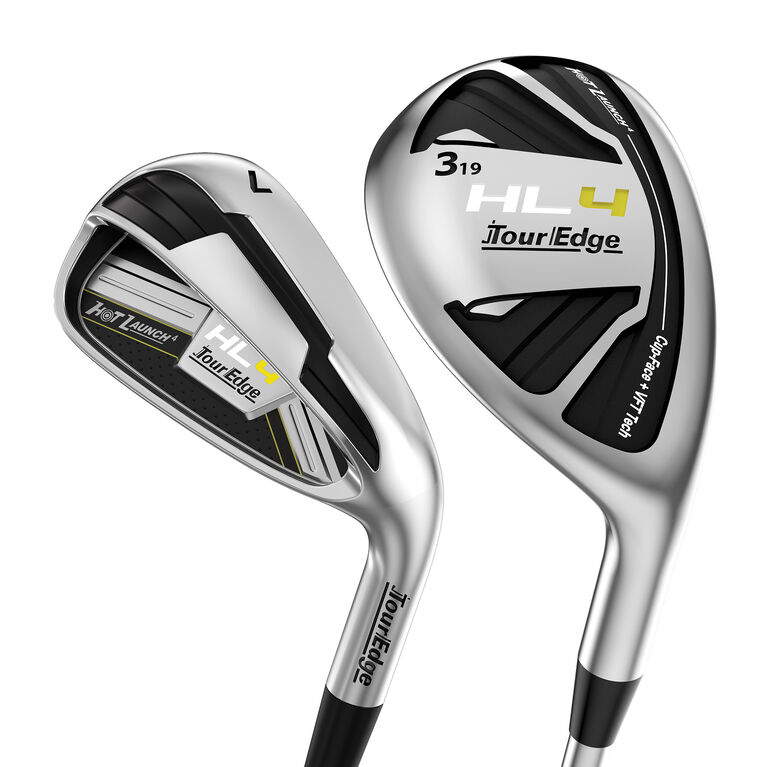 Tour Edge Hot Launch 4 4, 5Hybrid, 6PW, SW, AW Women's Combo Set w
