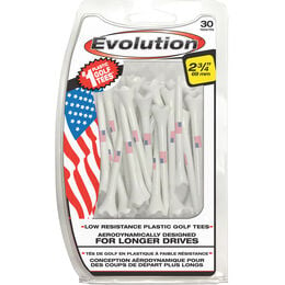 Professional Tee System USA 2-3/4&quot; Golf Tees 30-Pack