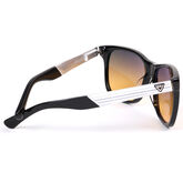 Alternate View 1 of PF1 Black and Pewter Wayfarer Sunglasses