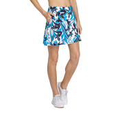 Alternate View 3 of Iris Oasis Collection: Kioko Floral 17&quot; Pull-On Skort