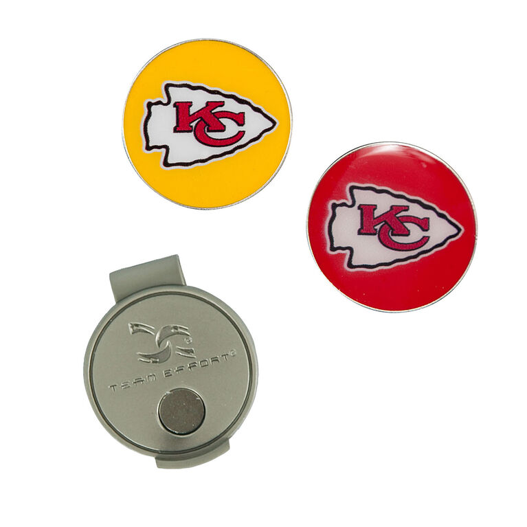Team Effort Kansas City Chiefs Hat Clip &amp; Ball Marker
