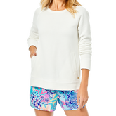 Beach Comber Resort White Luxetic Pullover