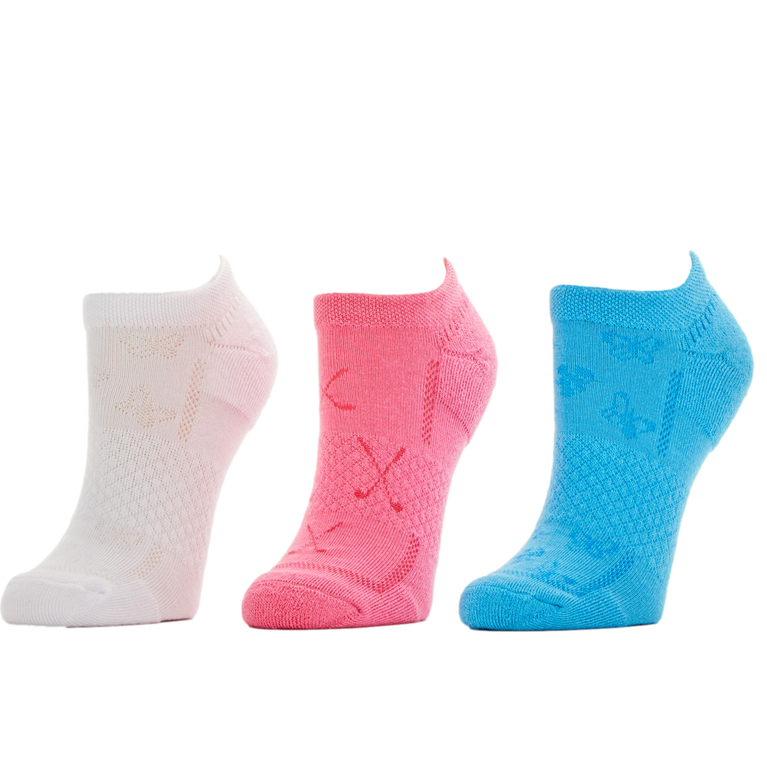 PGA TOUR Ladies Textured Print Low Cut Golf Socks, 3Pack PGA TOUR