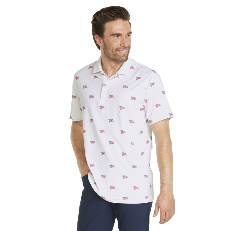 PUMA Volition Flags Golf Polo PGA TOUR Superstore