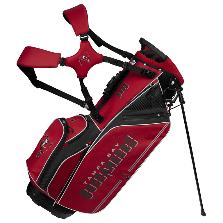 Team Effort Tampa Bay Buccaneers Caddie Carry Hybrid Bag PGA TOUR