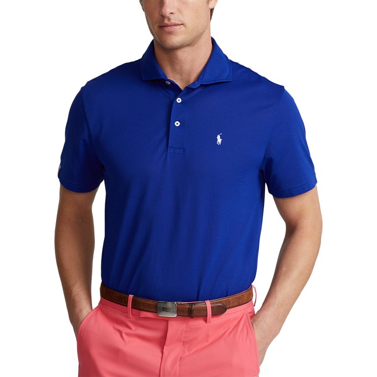 Custom slim performance polo hotsell