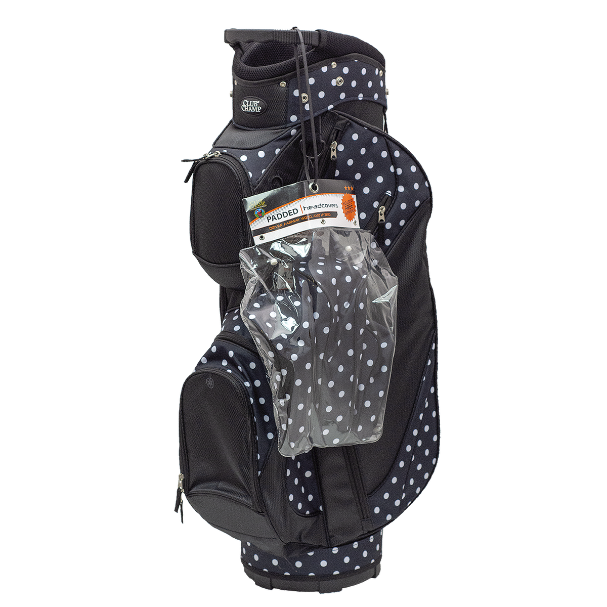 Golf Gifts & Gallery Polka Dot Cart Bag w/ Headcovers PGA TOUR Superstore