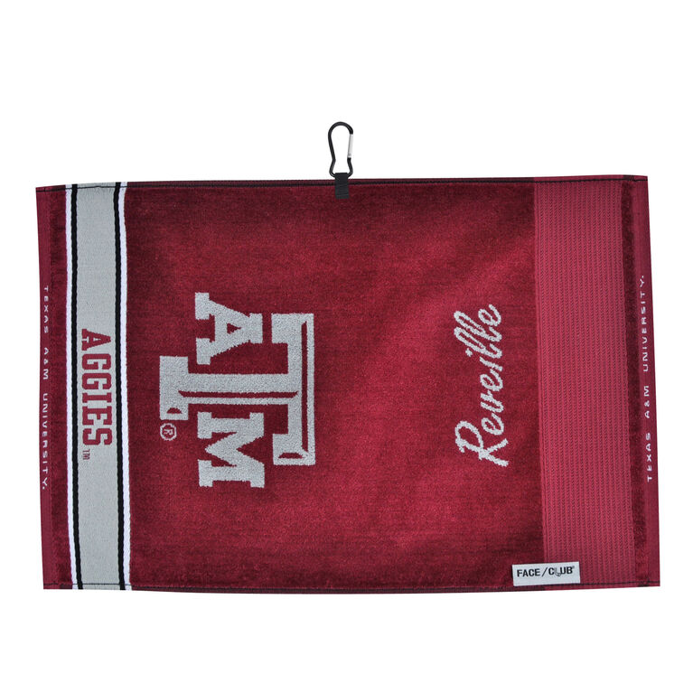 Texas A&amp;M Face/Club Jacquard Towel