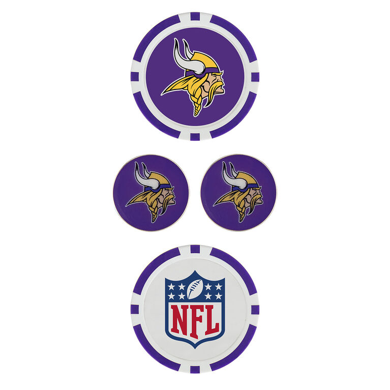 Team Effort Minnesota Vikings Ball Marker Set